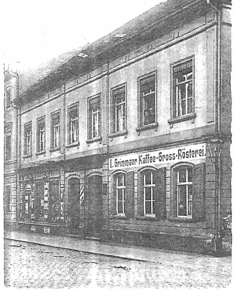 Historisches Foto - 1. Grimmaer Kaffee-Gross-Rösterei